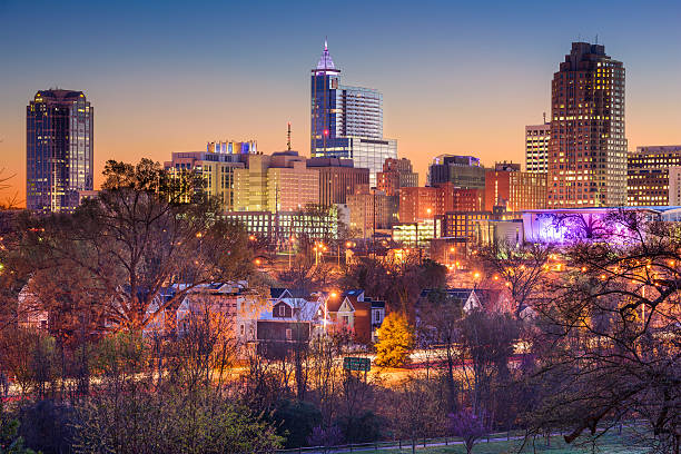 raleigh, north carolina, usa skyline.
